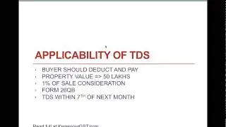 TDS on purchase of property