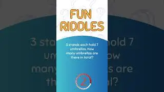 Rainy Day Math: Umbrella Multiplication!  #quiz #brainteaser #logicpuzzle #riddles #riddlepuzzle