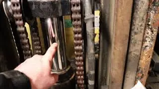 TCM FG25N2S Forklift Main Mast Cylinder Rebuild Details