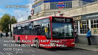 Journey on Route 203 | RATP Group | MCL30304 (BD11LWR) | Mercedes-Benz O530 Citaro