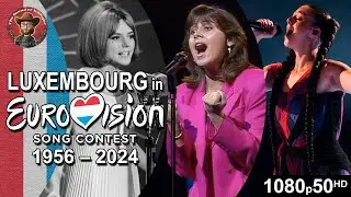 Luxembourg 🇱🇺 in Eurovision Song Contest (1956-2024)
