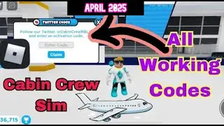 All Working Codes Cabin Crew Simulator (April 2025) (Roblox)