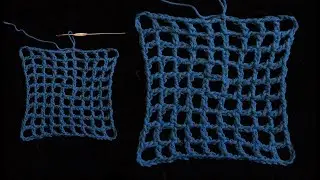 Simple Lace Squares Pattern