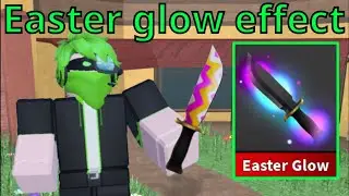 Claiming the EASTER GLOW LEGENDARY EFFECT in MM2!!!