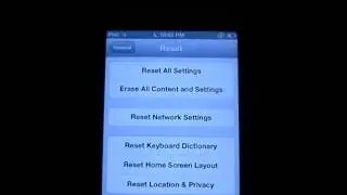 Reset iPod