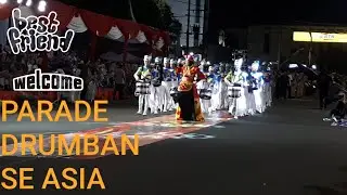 keseruan parade drumband se asia ✔ 2023 di jember