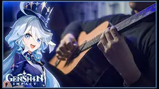 『FURINA THEME❤️』All the World's a Stage On Guitar | Genshin Impact 4.2 [TAB] if u can play