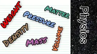 Matter Atom Mass Weight Volume Density and Pressure.  @PhysicsYT @physicsgirl @veritasium#hindi