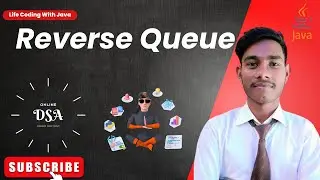 Reverse Queue  using recursion || java