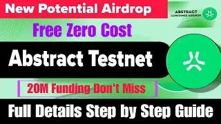 Abstract Testnet Airdrop | Claim Early Role | New Testnet Airdrop Today | Abstract Chain Airdrop