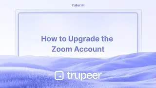 How to Upgrade the Zoom Account