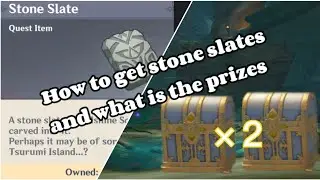 [Genshin Impact] All Stone Slates Locate