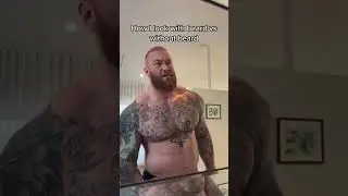 Men’s best makeup is his beard!