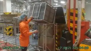 Телега для перевозки и разгрузки рассыпчатого груза