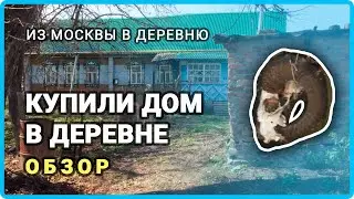 Купили РАЗВАЛЮХУ. С чего все началось. Сбежали из Москвы в деревню. Обзор дома и участка.