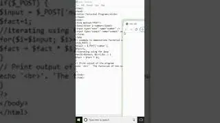 how to embedded php factorial program in to html