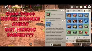 Open 84pcs Super Bronze chest get HEROIC FABRIC???