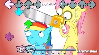 Scary FLUTTERSHY Elements Of Insanity in Friday Night Funkin be like | SCARY AMY STORY | PART 2
