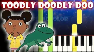 Toodly Doodly Doo - Super Simple Songs | Piano Tutorial | Karaoke