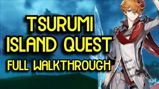 Tsurumi Island Quest FULL Walkthrough (Full Defog & ALL Puzzles) - Genshin Impact Update 2.2