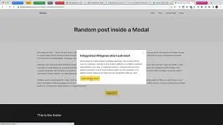 Random Post Inside Modal in Bricks using BricksExtras