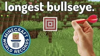 Breaking Real Life Records in Minecraft