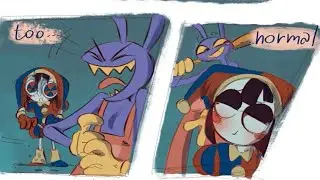 Pomni misses Jax 💔 | Pomni x Jax  | The Amazing Digital Circus Comic Dub