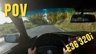 POV BMW E36 Drive [Loud Exhaust + City Drive]