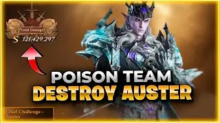 300+MIL DMG With a Poison Team Vs Challenge Boss Auster! Dragonheir: Silent Gods x Dragonstride
