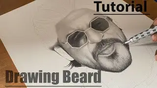 Drawing Beard with Pencil | Shahrukh Khan | @Artist-Deepkaran