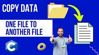 Copy the content one file to another file using C Programming 