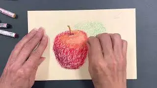 Still-life practice oil pastels