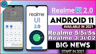 Realme UI 2.0 update in realme 3/3/5/5s/5i and also c2 | Realme UI 2.0 old device update in 2021 🔥🤗🤗