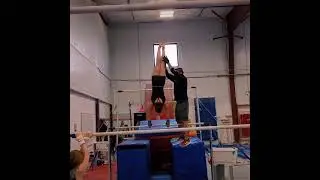 Reese Working Hindorfs On Bars & Killin it!!! 👍| CoachSterlingGymnastics