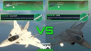 F-3 vs F-28 Tomcat II | Strike Fighter Comparison | Modern Warships