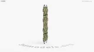Portable Transport Stretcher 3D model by 3DModels.org