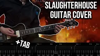 Motionless In White - Slaughterhouse  [GUITAR COVER + SCREEN TABS]