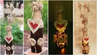 DIY Bottle light making for him... valentine's day special decorative love light