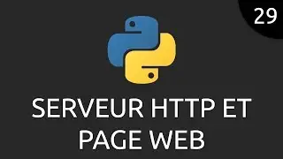 Python #29 - serveur HTTP et page web
