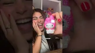 Pintando CON DIAMANTES!!😱💎🎨 #abriendojuguetes #hellomon #juguetes #mymelody #kuromi #shorts