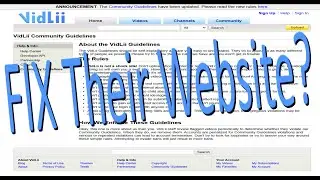 VIDLII FIx Their Website?