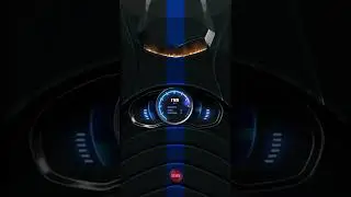 Dark flame acceleration instrument panel