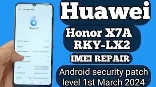 honor X7a imei repair 2024 security | honor x7a imei repair new method 