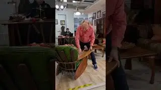 Креативная кресло-качалка для релакса в кабинете, каминном зале, комнате отдыха бани, сауны