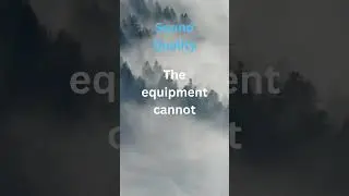 #6 The Equipment Cannot Overcome the