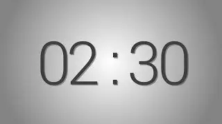 2 Minutes and 30 seconds countdown Timer - Beep at the end | Simple Timer (two min and half)