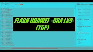 FlASH HUAWEI DRA LX9 (Y5P) ID SOLUTION; REPAIR IMEI AND NETWORK ✅.