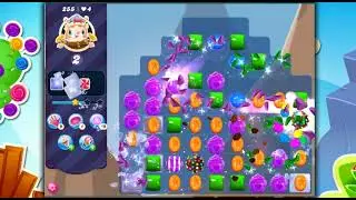 Candy Crush Saga Level 255 - 2 Stars,  16 Moves Completed