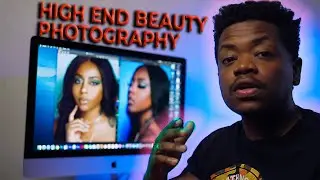 Beauty Photography Breakdown .. Lighting styles & Retouching