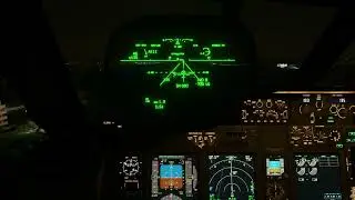 Boeing 737 HUD Cockpit Landing at SBRF Recife  Precision Approach - MSFS 2020